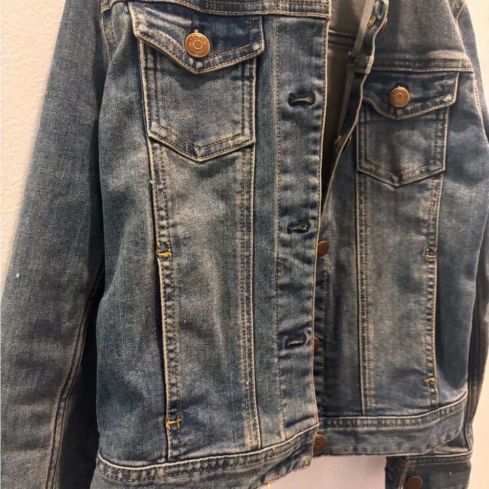 Crewcuts Light Blue Denim Jacket with Button Flap Pockets